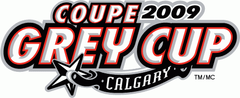 grey cup 2009 wordmark logo iron on transfers for T-shirts